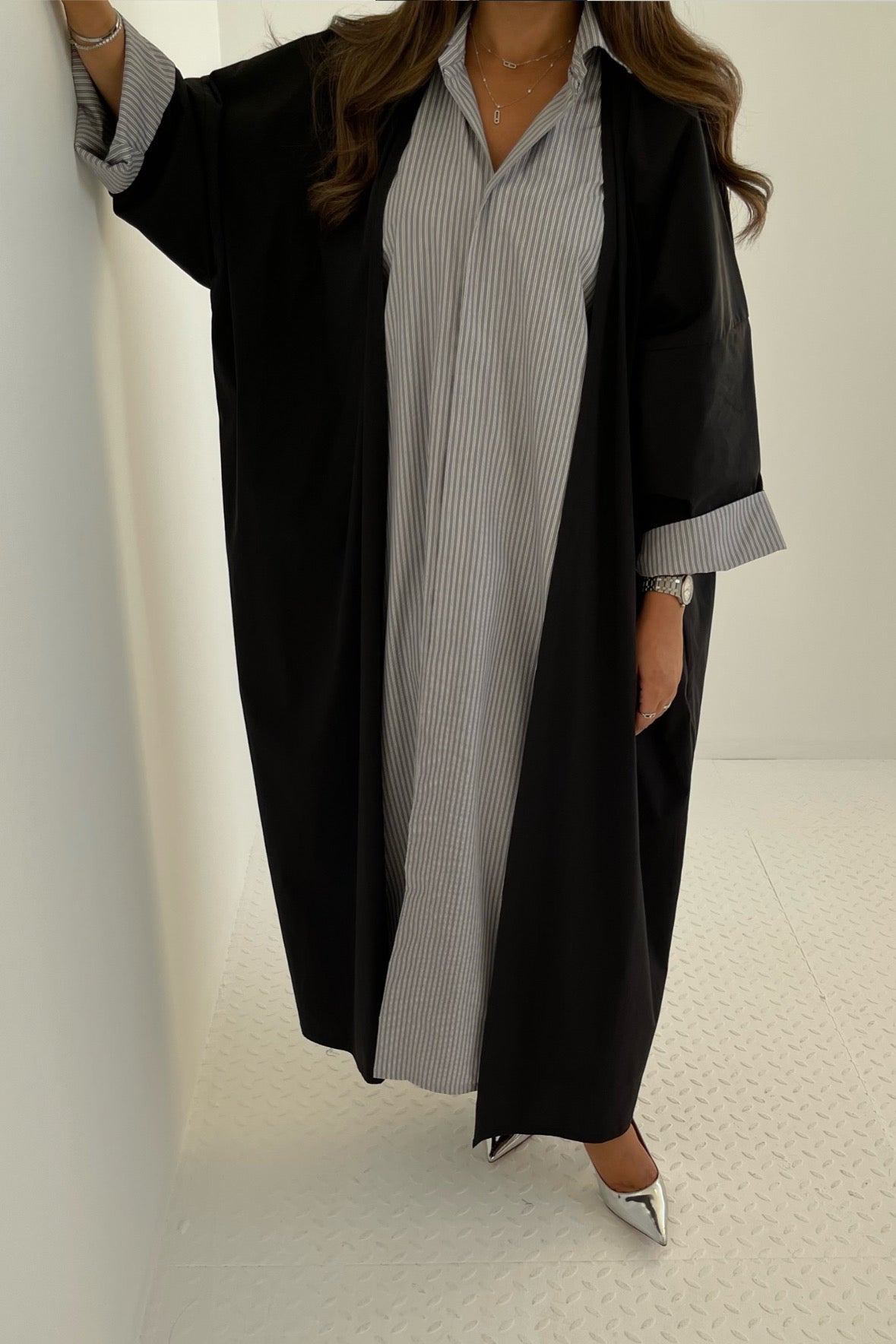 Layered abaya – NUBES BOUTIQUE